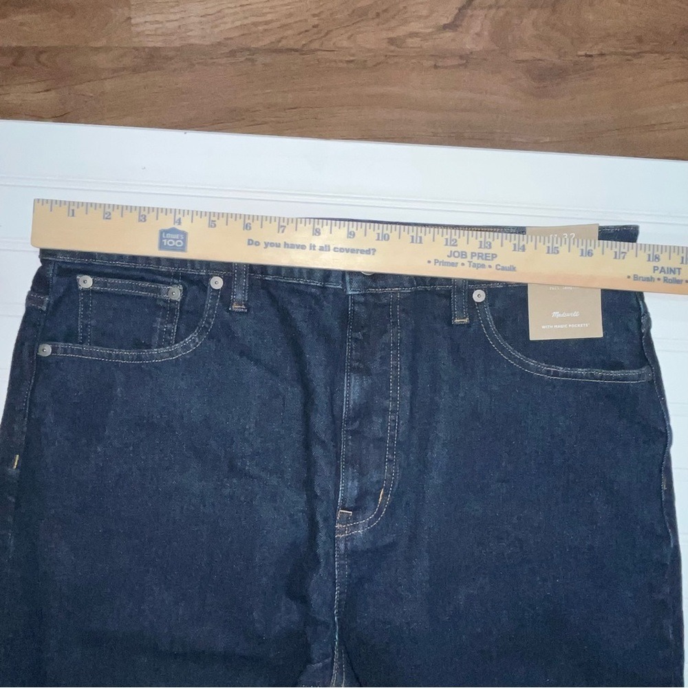Madewell "The 90's Straight Jean" NWT sz. 32 - Picture 10 of 13